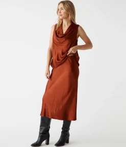 Leila Bias Midi Skirt