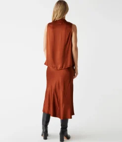 Leila Bias Midi Skirt