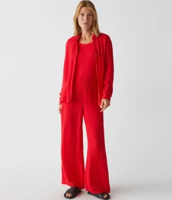 Leo Gauze Button Down Shirt