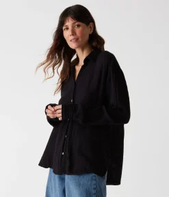 Leo Gauze Button Down Shirt
