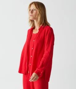 Leo Gauze Button Down Shirt