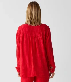 Leo Gauze Button Down Shirt