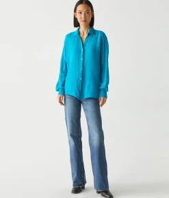Leo Gauze Button Down Shirt