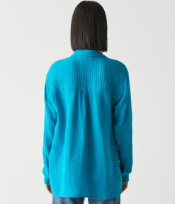 Leo Gauze Button Down Shirt