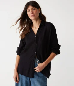 Leo Gauze Button Down Shirt