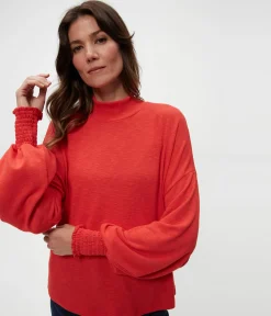 Lila Mock Neck Top