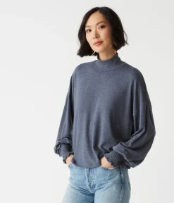 Lila Mock Neck Top