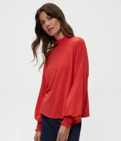 Lila Mock Neck Top