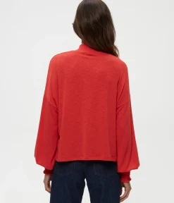 Lila Mock Neck Top