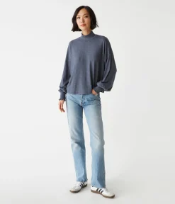 Lila Mock Neck Top