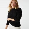 Maude Mock Neck Cashmere Sweater