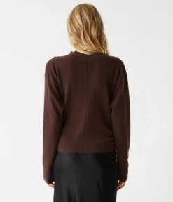 Maude Mock Neck Cashmere Sweater