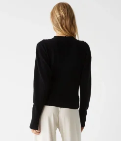Maude Mock Neck Cashmere Sweater