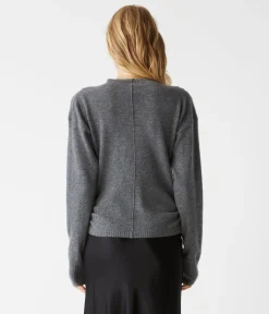 Maude Mock Neck Cashmere Sweater