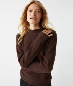 Maude Mock Neck Cashmere Sweater