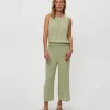 Medina Cropped Gauze Pant