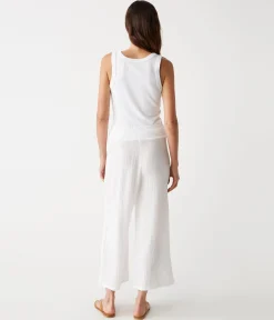 Medina Cropped Gauze Pant