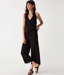 Medina Cropped Gauze Pant