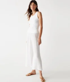 Medina Cropped Gauze Pant