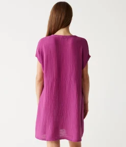 Mira Split Neck Dress