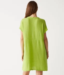 Mira Split Neck Dress