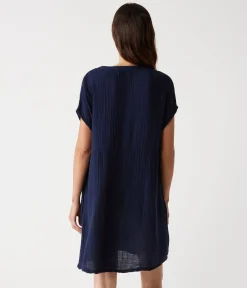 Mira Split Neck Dress