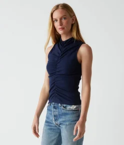 Monet Ruched Front Tank