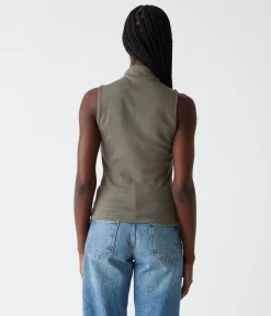 Monet Ruched Front Tank