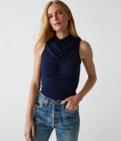 Monet Ruched Front Tank