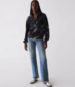 Naomi Double Dye Zip-Up Hoodie