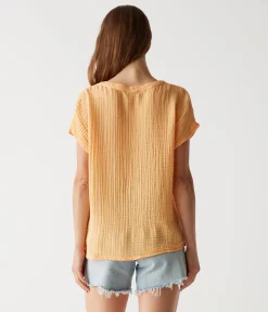Naomi Split Neck Top