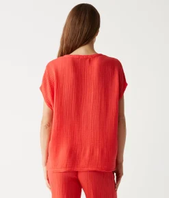 Naomi Split Neck Top
