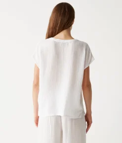 Naomi Split Neck Top