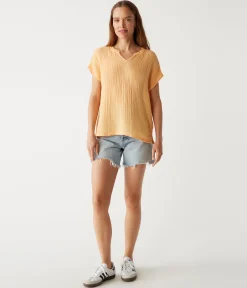 Naomi Split Neck Top
