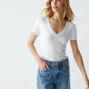 Nikki V-Neck Tee