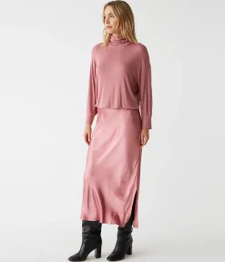 Padma Mixed Fabric Dress