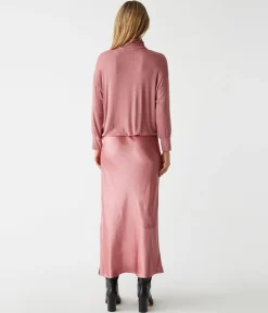 Padma Mixed Fabric Dress