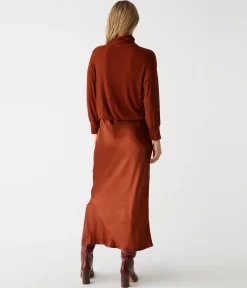 Padma Mixed Fabric Dress