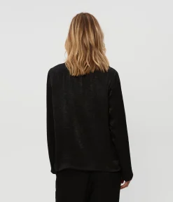 Paula Hammered Satin Blazer