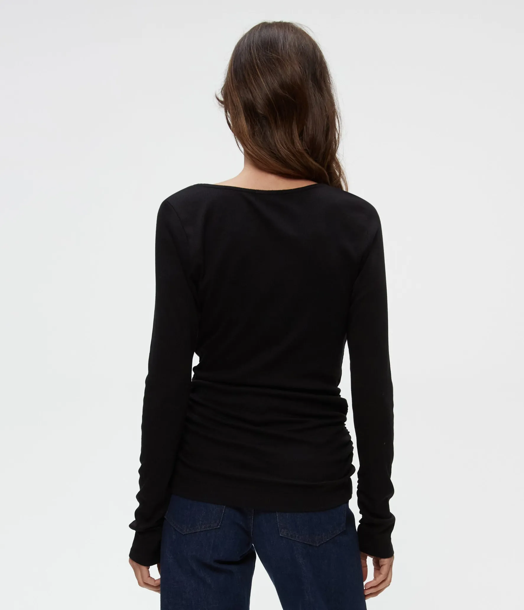 Petite Clarke Ruched Tee