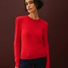 Pia Cable Knit Sweater