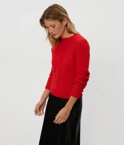 Pia Cable Knit Sweater