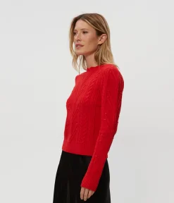 Pia Cable Knit Sweater