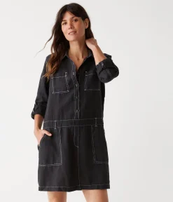 Pilar Linen Shirt Dress