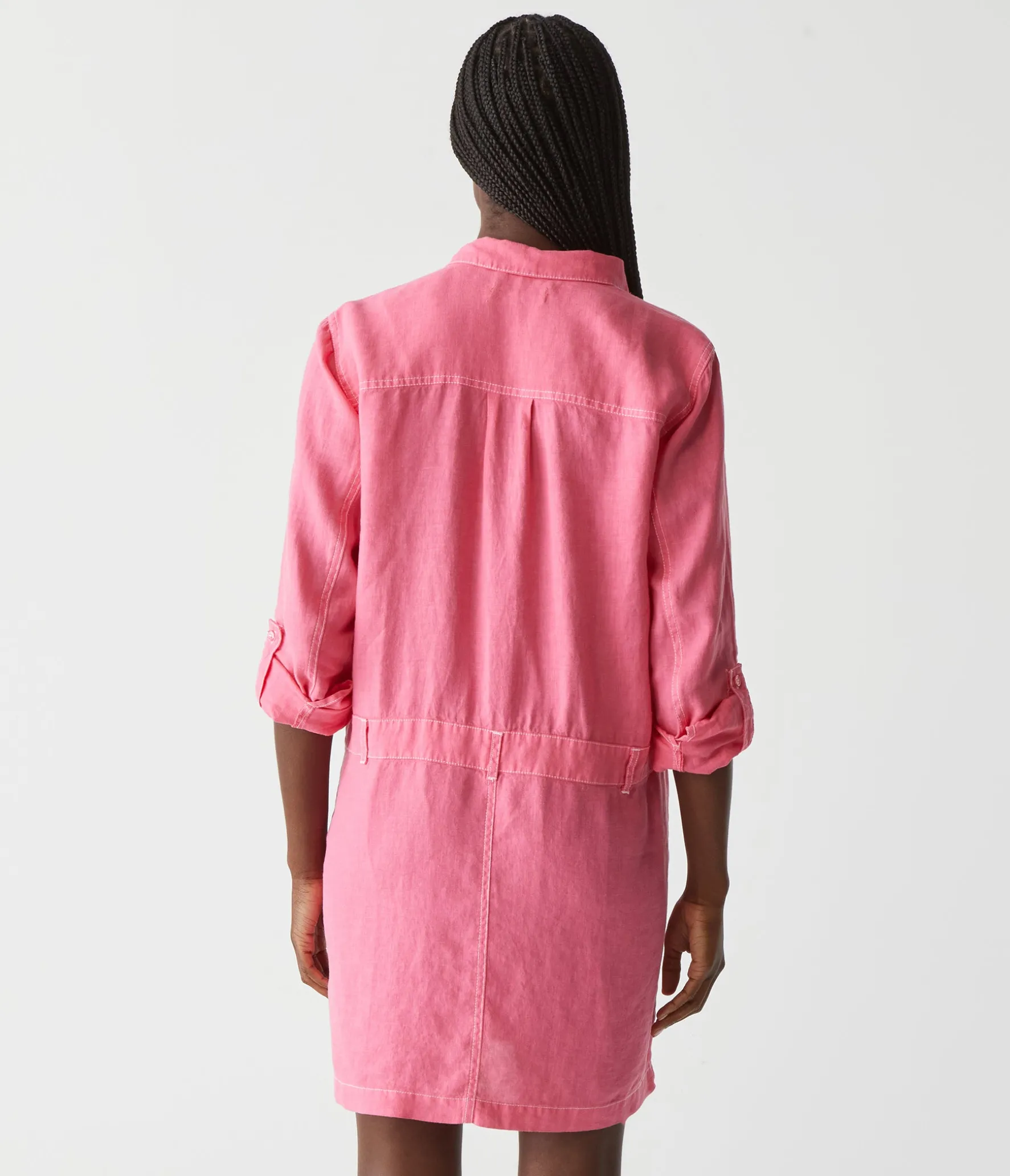 Pilar Linen Shirt Dress
