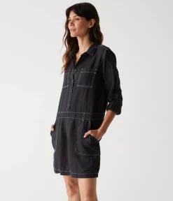 Pilar Linen Shirt Dress