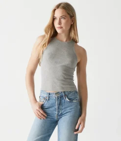 Pina Ribbed Halter Tank