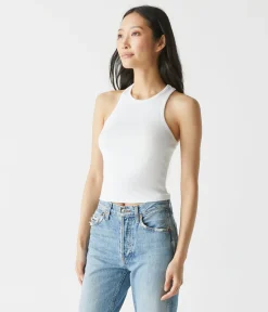 Pina Ribbed Halter Tank