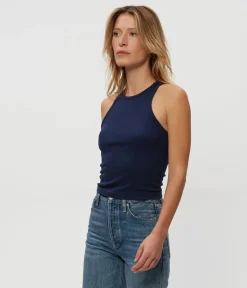 Pina Ribbed Halter Tank
