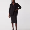 Rae Ribbed Skirt with Slit
